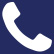 Phone icon, white on navy blue background